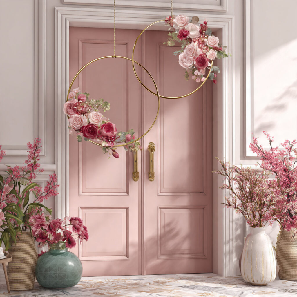 20 valentine door floral hoops floral hoops