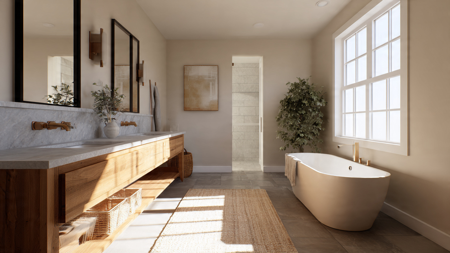 Japandi Bathroom Design