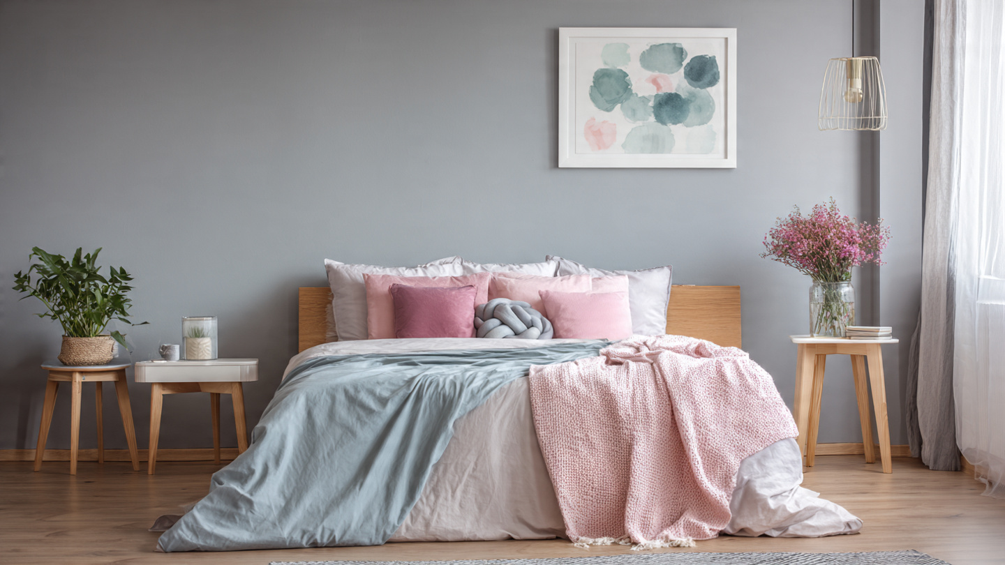 Colorful Minimalist Bedroom