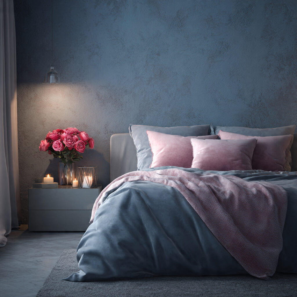 a clean nighttime setup enhances valentine s day