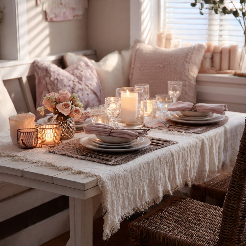a cozy dining table setup is perfect