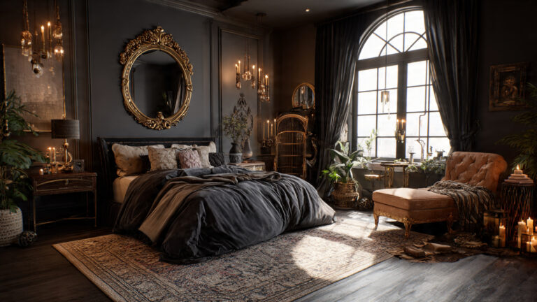 Dark Feminine Bedroom