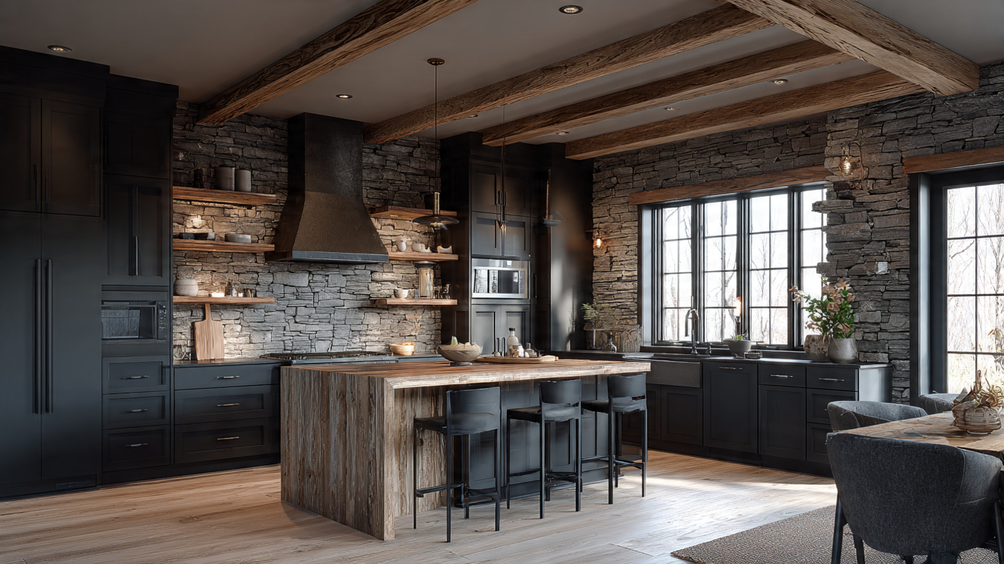 Moody Farmhouse Kitchen Ideas
