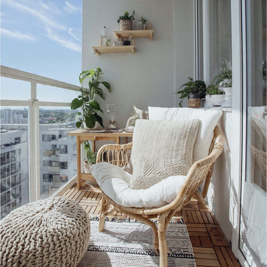 apartment balcony with minimalist decor minimalist d cor