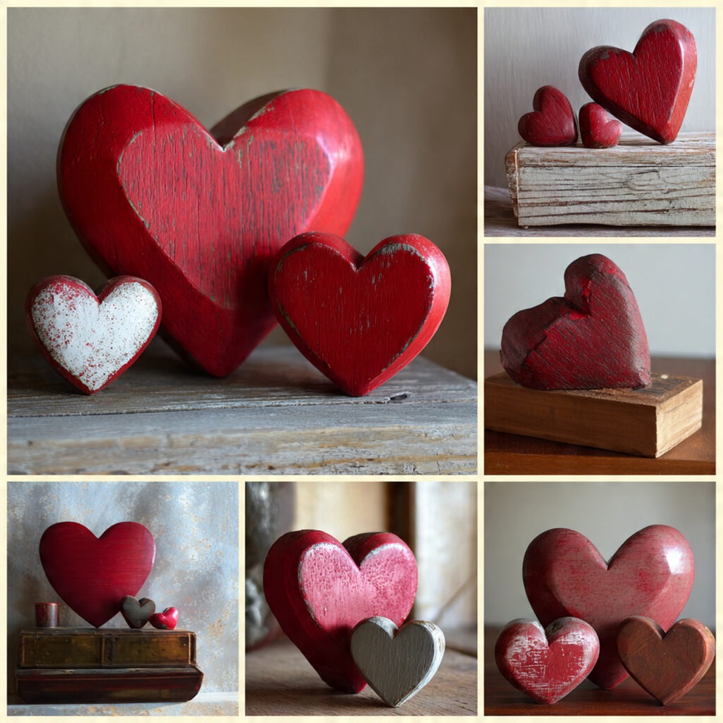 classic heart shapes are essential in vintage