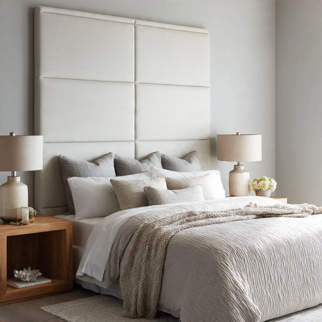 fabric wall panels add softness and comfort