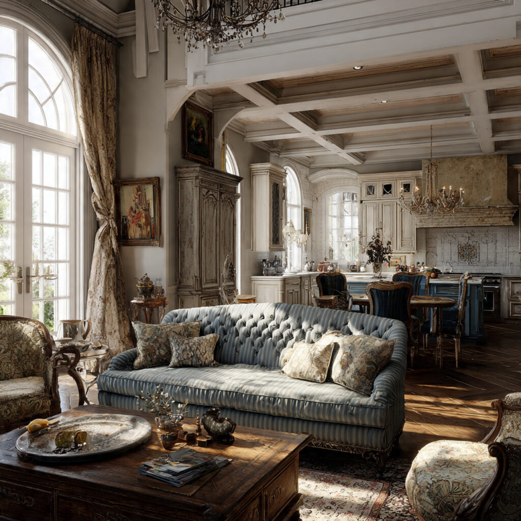 french country interior design