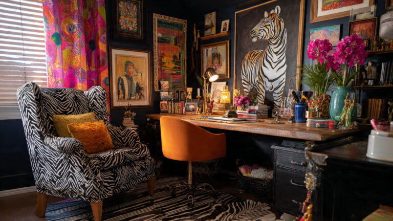 Maximalist Home Office Decor