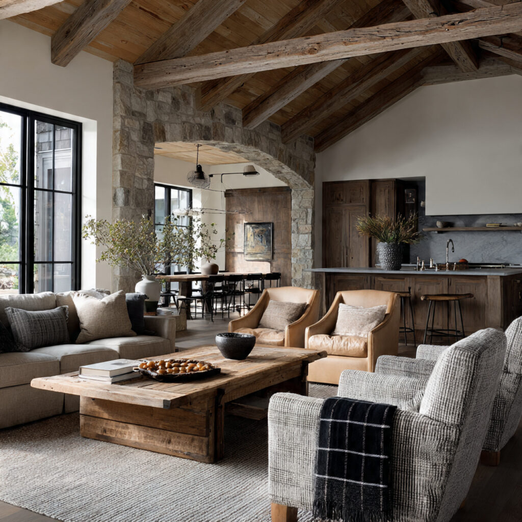 modern farmhouses blend rustic charm with modern