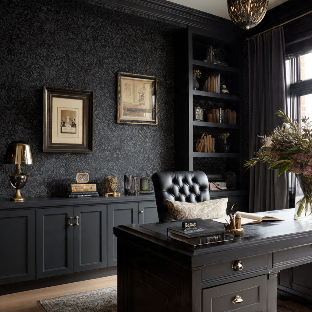 moody wallpaper adds personality and depth to