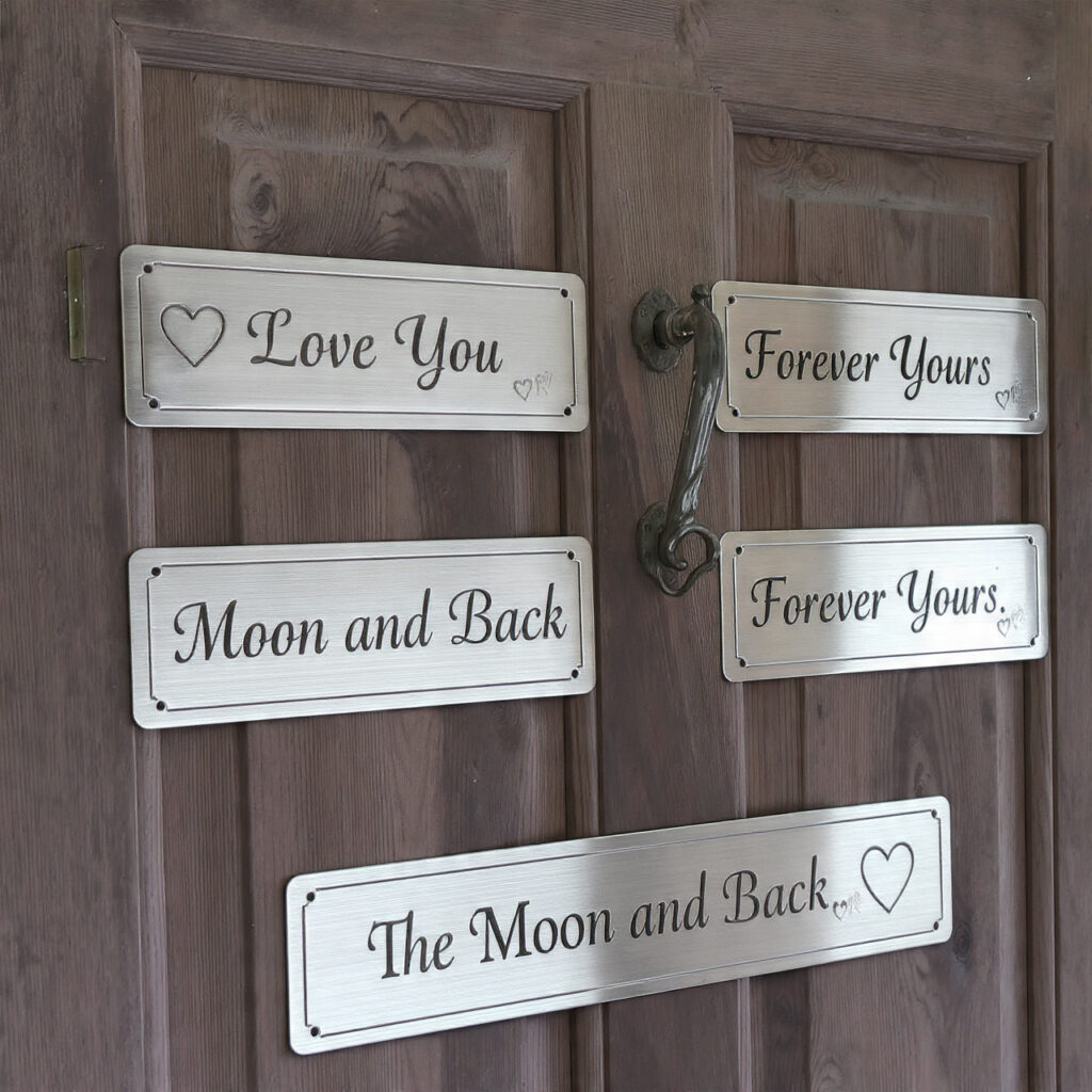 personalized valentine door plaques