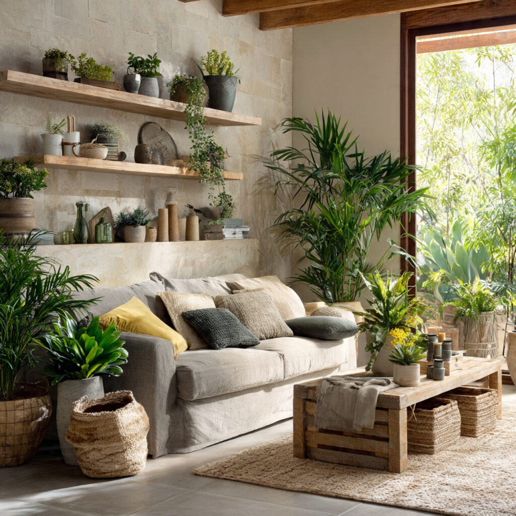 plants add life and softness to the