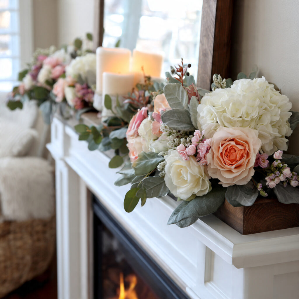 soft floral arrangements bring romance and freshness