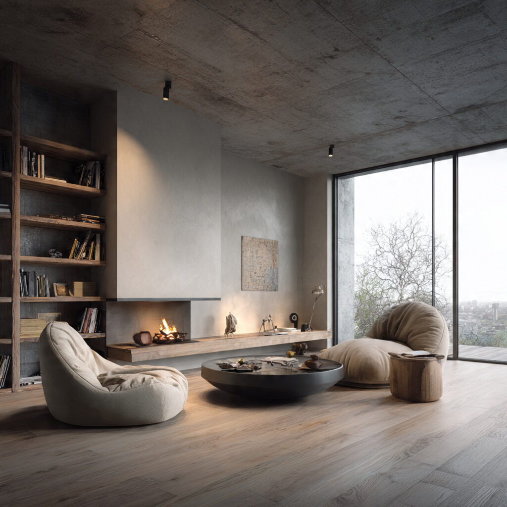 soft minimal interior design