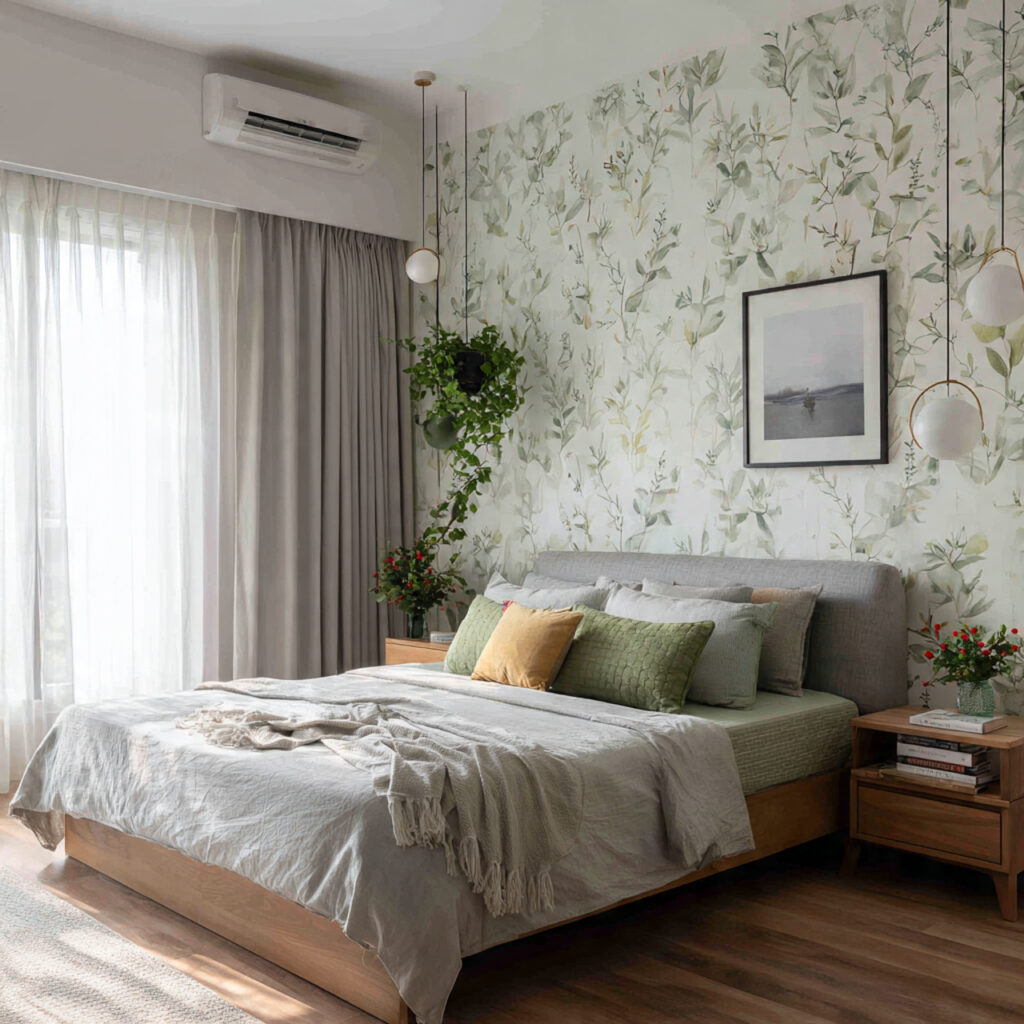 Botanical Wallpaper Accent