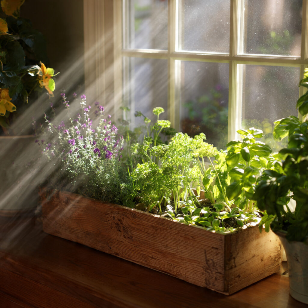 Window Box or Windowsill Garden