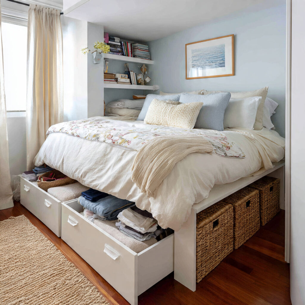 5 under bed storage solution neat small bedroom wi