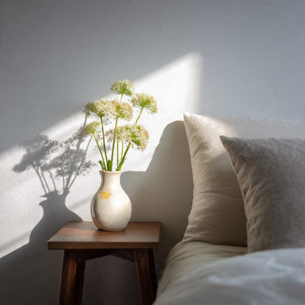 Fresh Flowers in Small Vases