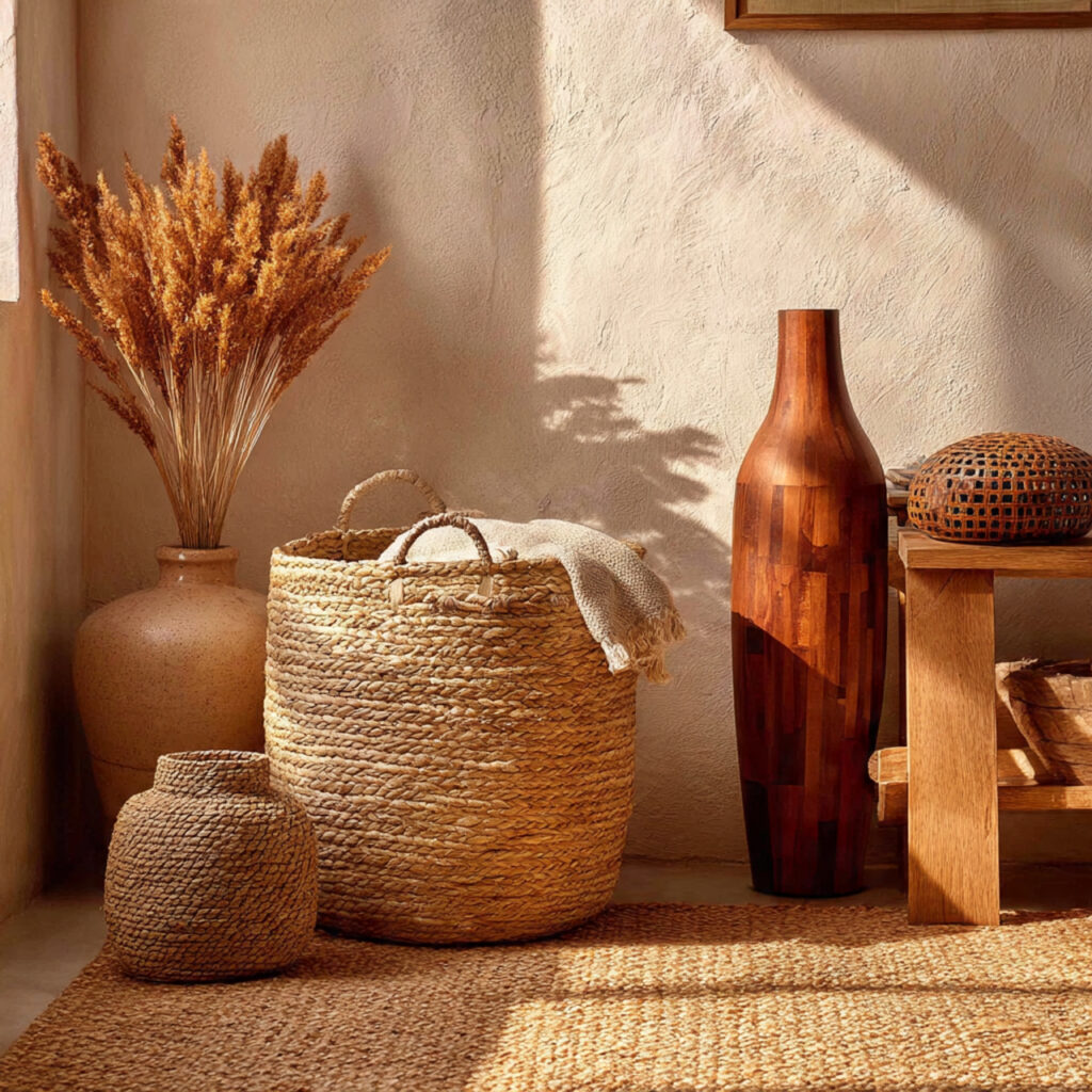 Add Warmth With Natural Textures