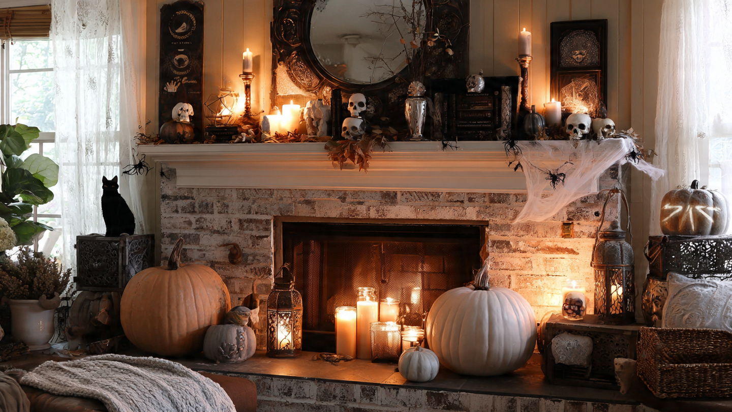 Halloween Mantel Ideas