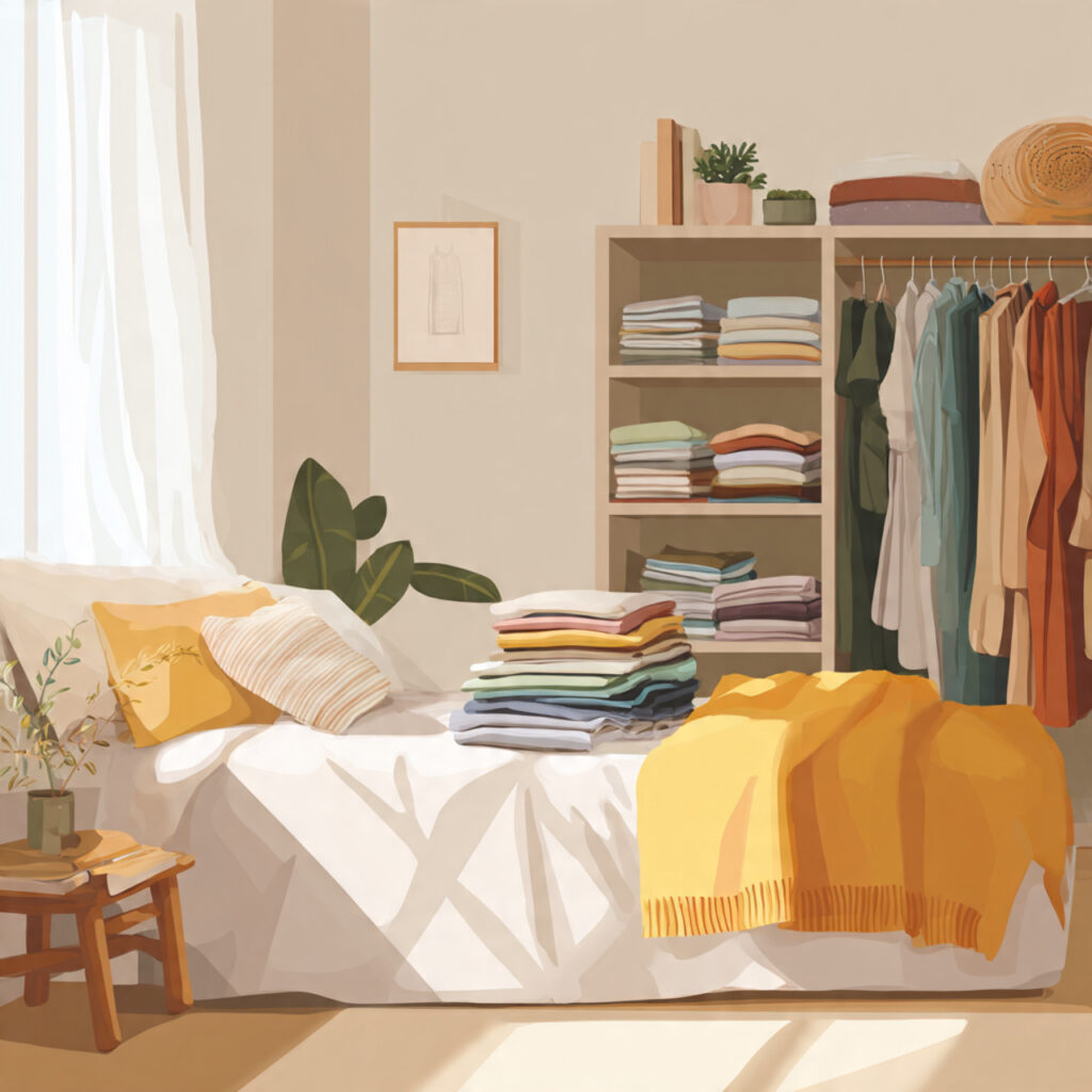 The Wardrobe: The "Worn in 12 Months" Rule