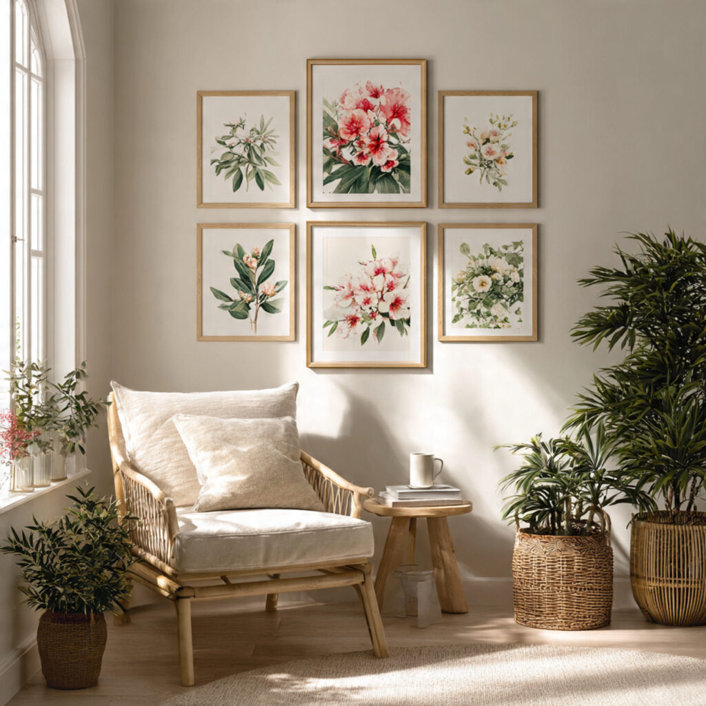 29 Spring Living Room Decor Ideas You Need to Save Today 5 Spring Botanical Prints