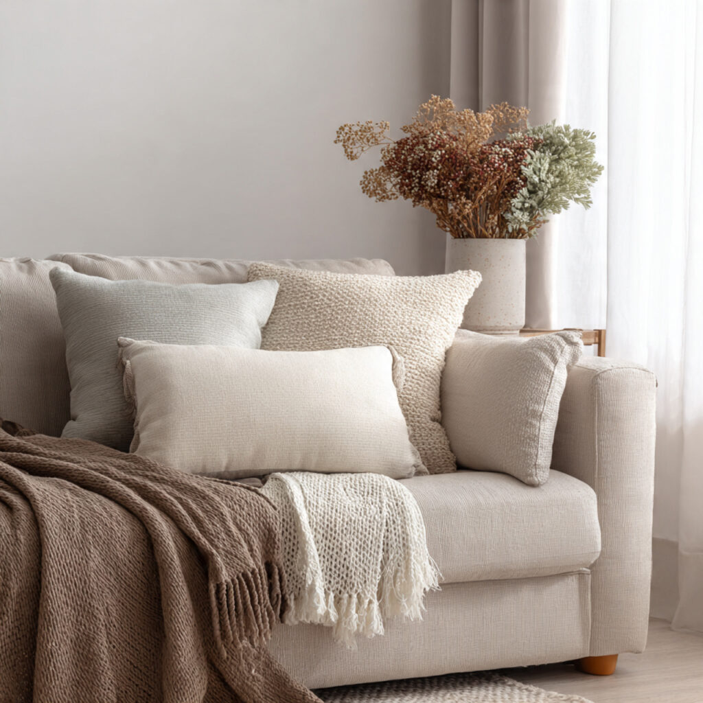 Wash Everything Fabric in the Living Room