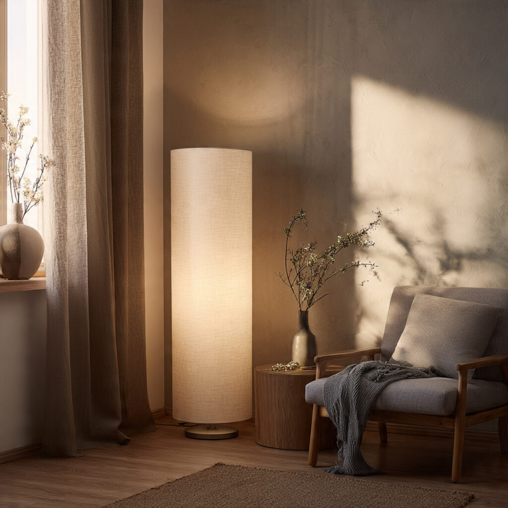 A Floor Lamp for Layered Light