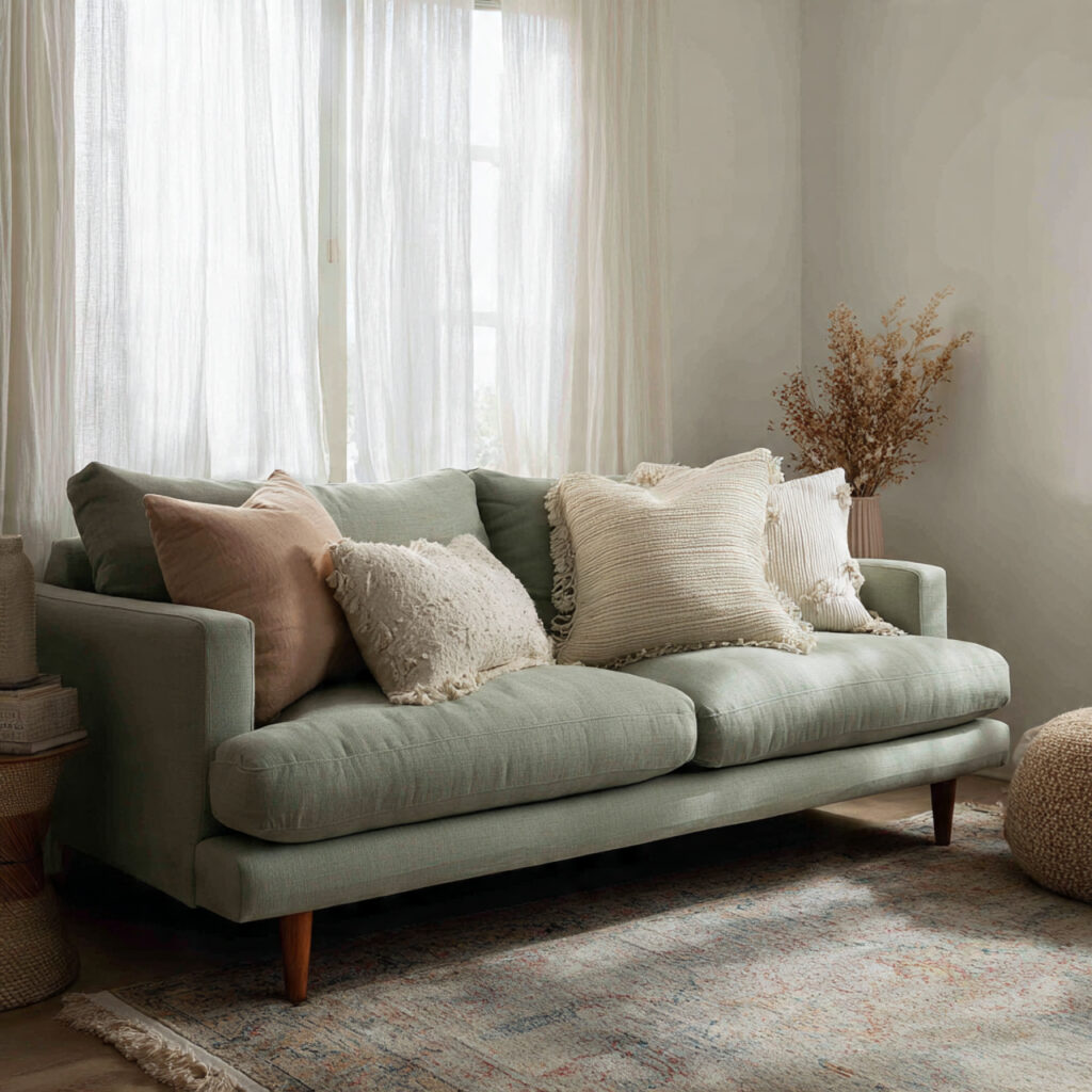 Spring Throw Pillows in Fresh, Seasonal Tones
