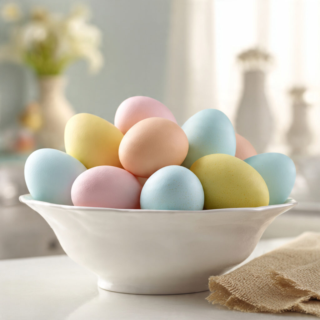 Pastel Egg Display