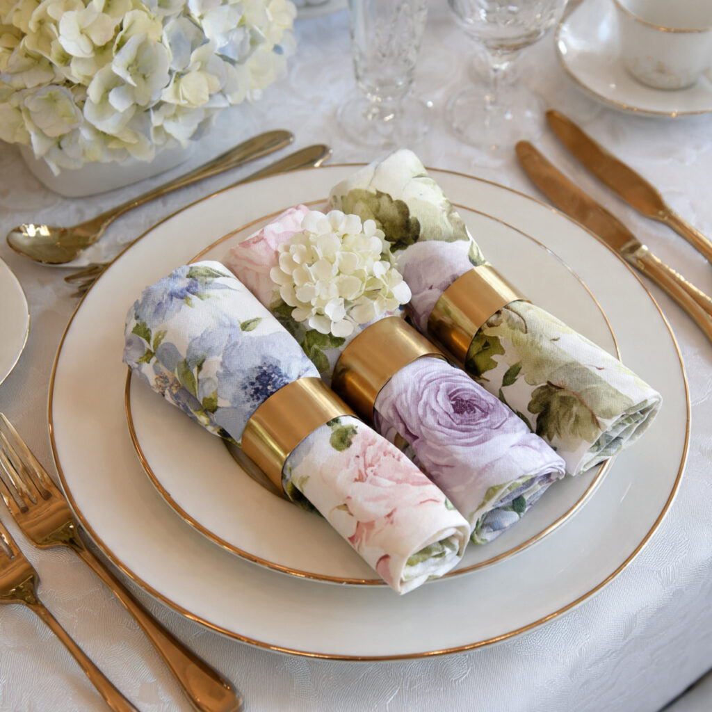 Floral Napkin Rings
