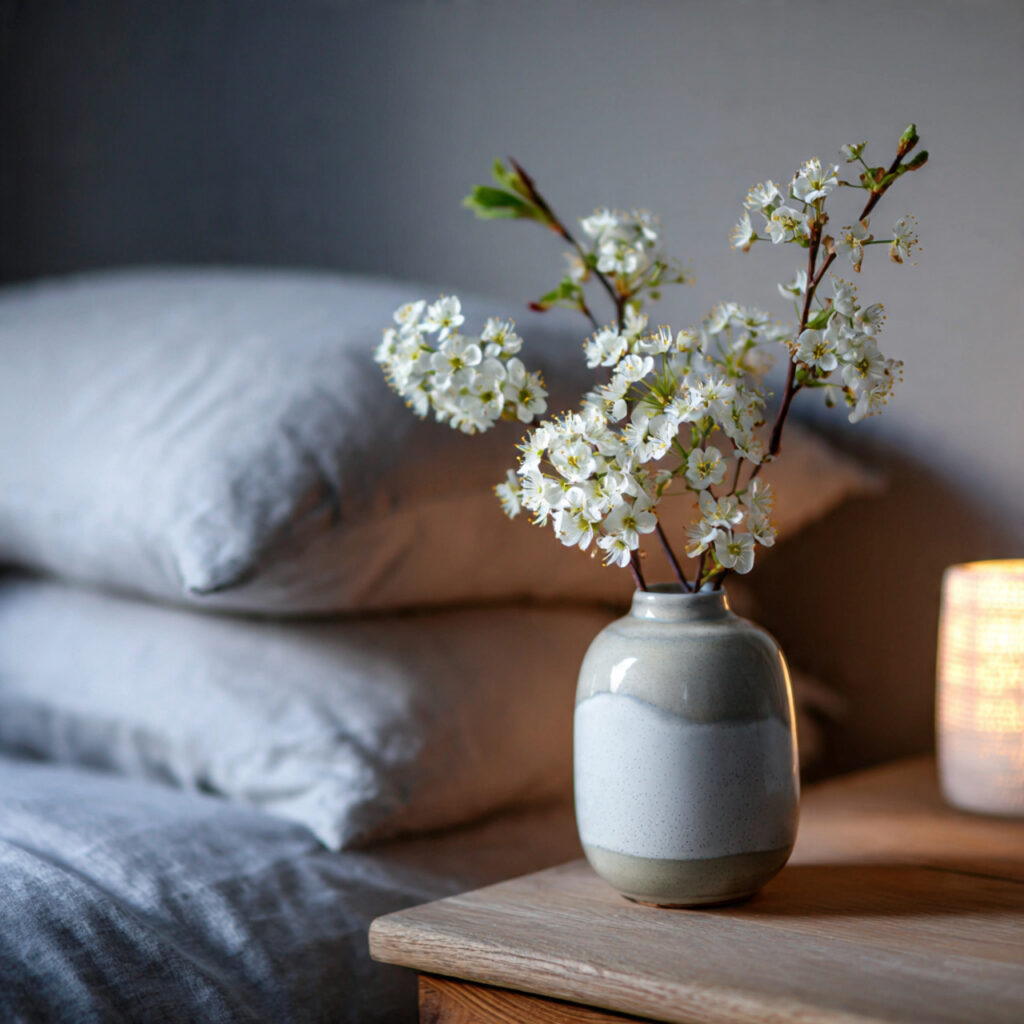 flowers on nightstand bedroom nightstand with a sm
