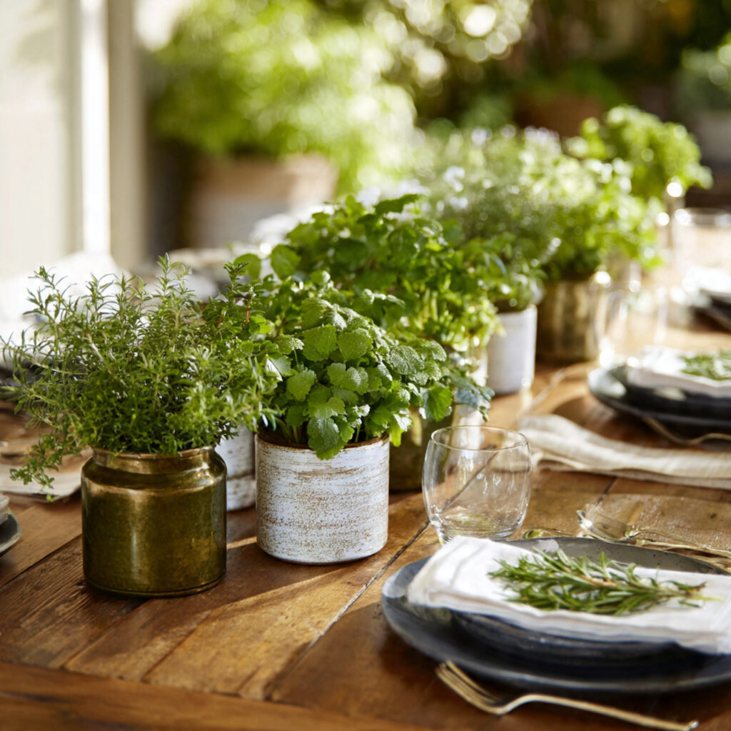 Fresh Herb Centerpiece