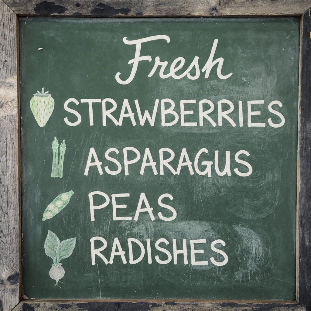 Fresh Market Chalkboard