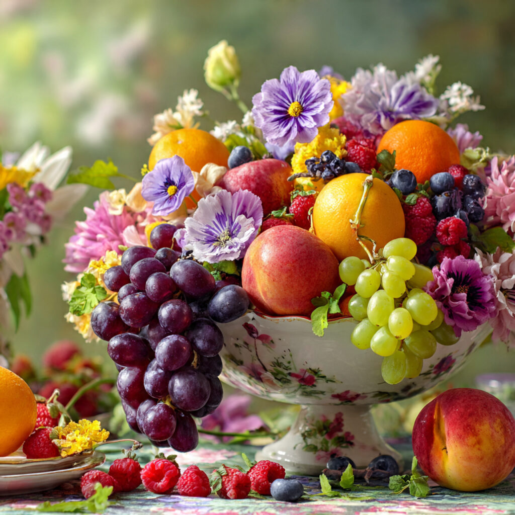 Fruit and Flower Combination