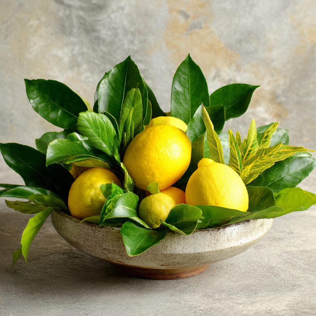 Lemon and Greenery Bowl