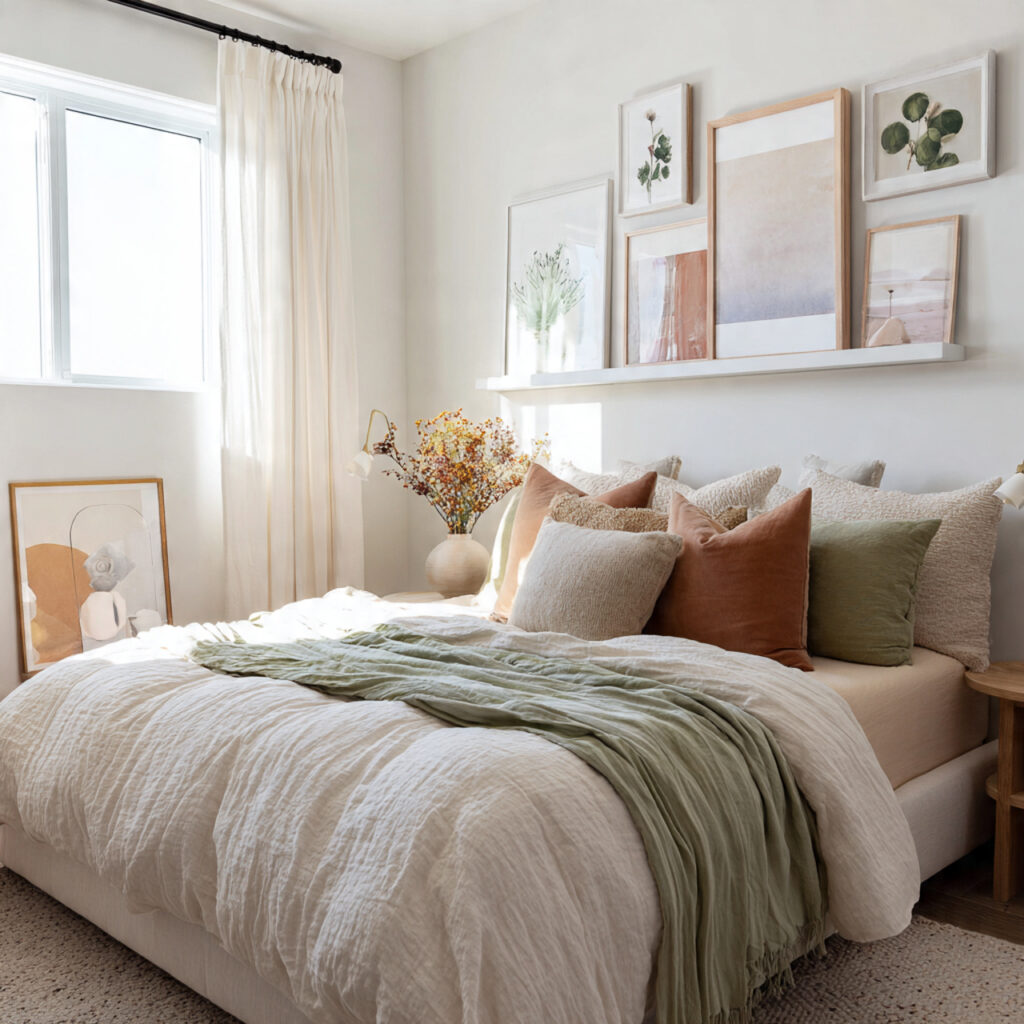 Leaned Art Instead of Hung Art