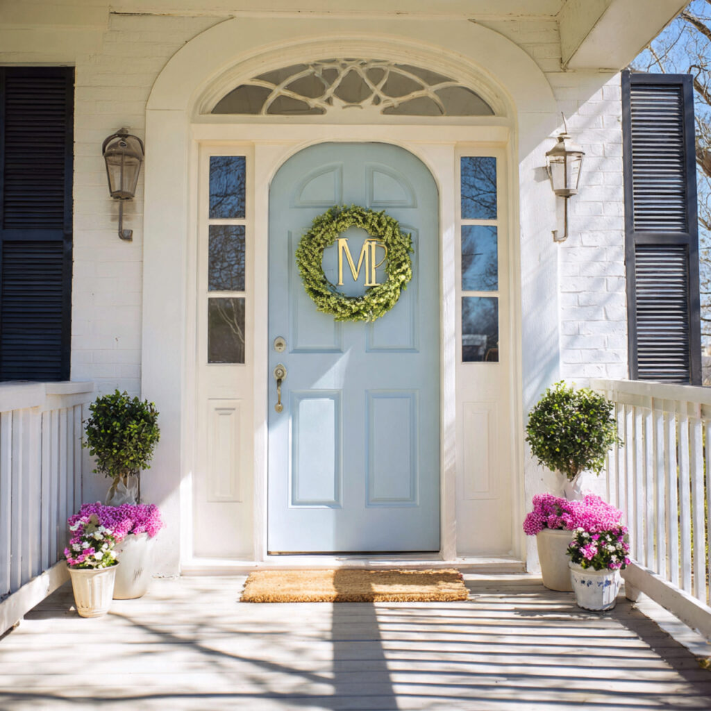 Monogrammed Door Décor