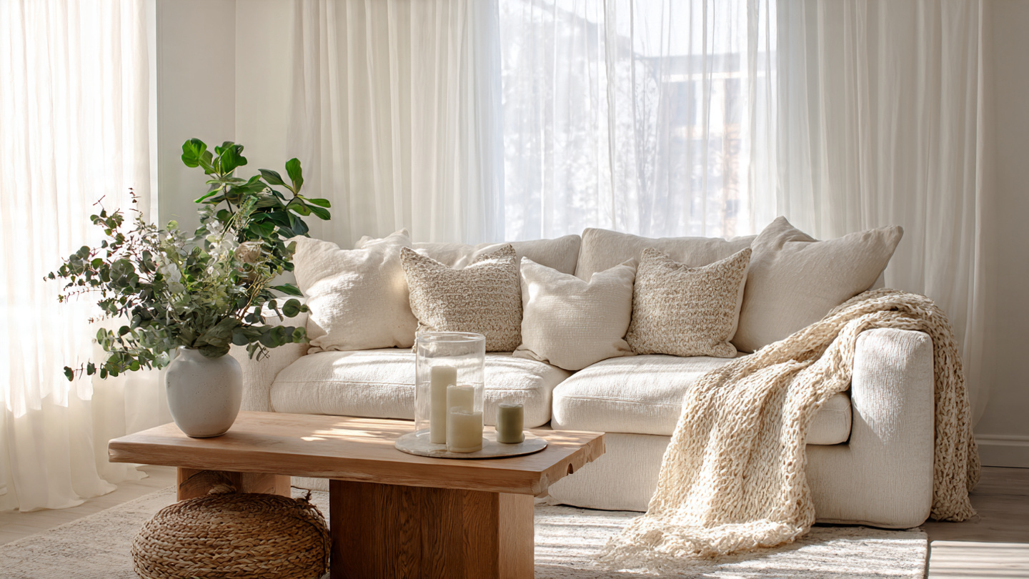 Neutral Spring Living Room