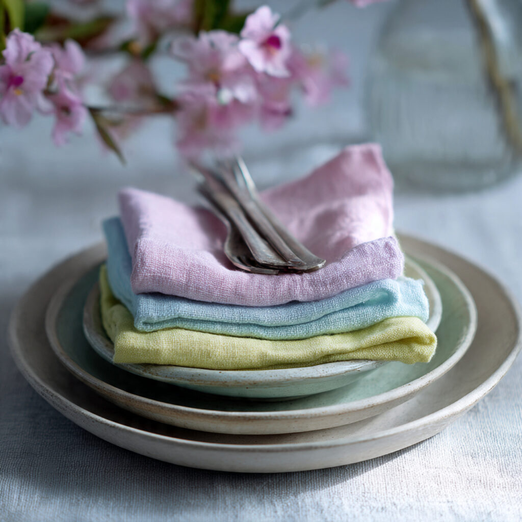 Pastel Linen Napkins