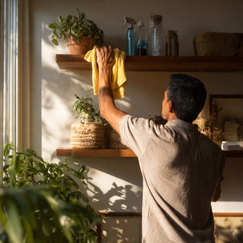 Dust Every Surface in a Specific Direction