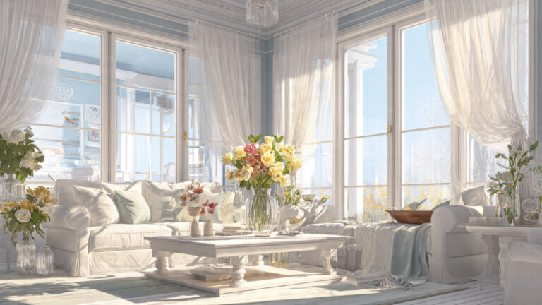 Bright Living Room Spring Ideas