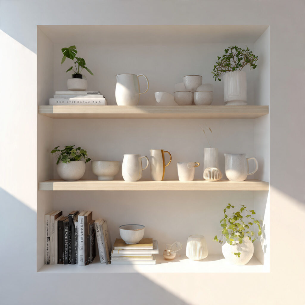 Open Shelving Display Update