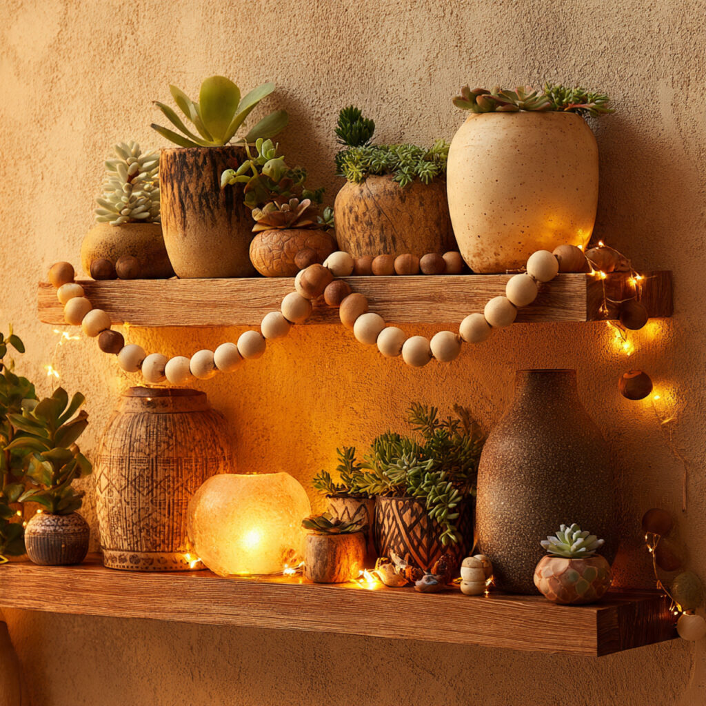Wooden Bead Garland