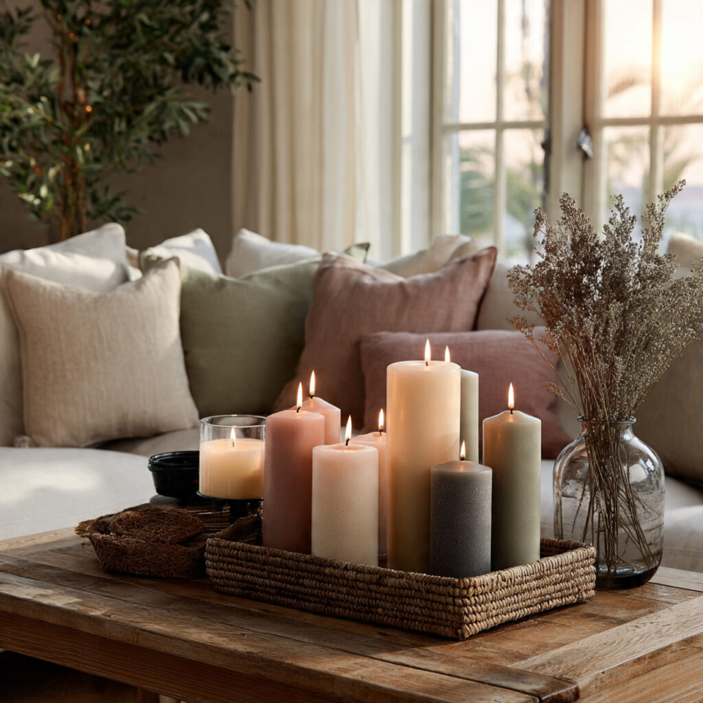 Candles as Décor, Not Just Ambiance