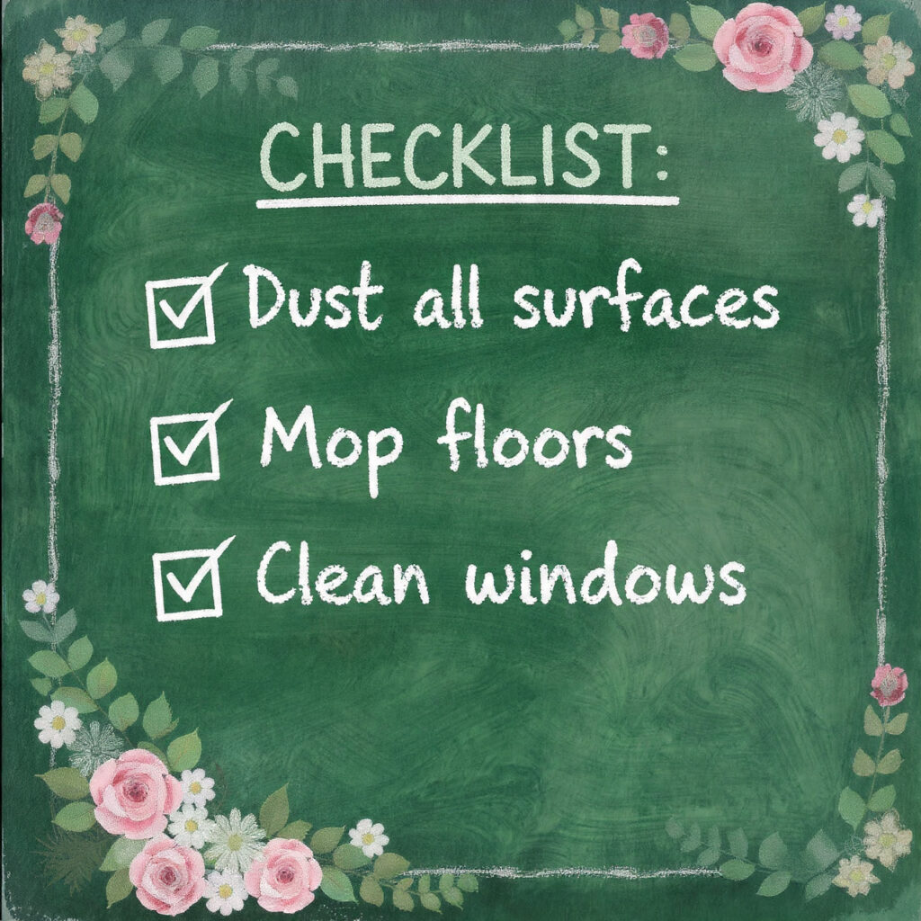 Spring Cleaning Checklist