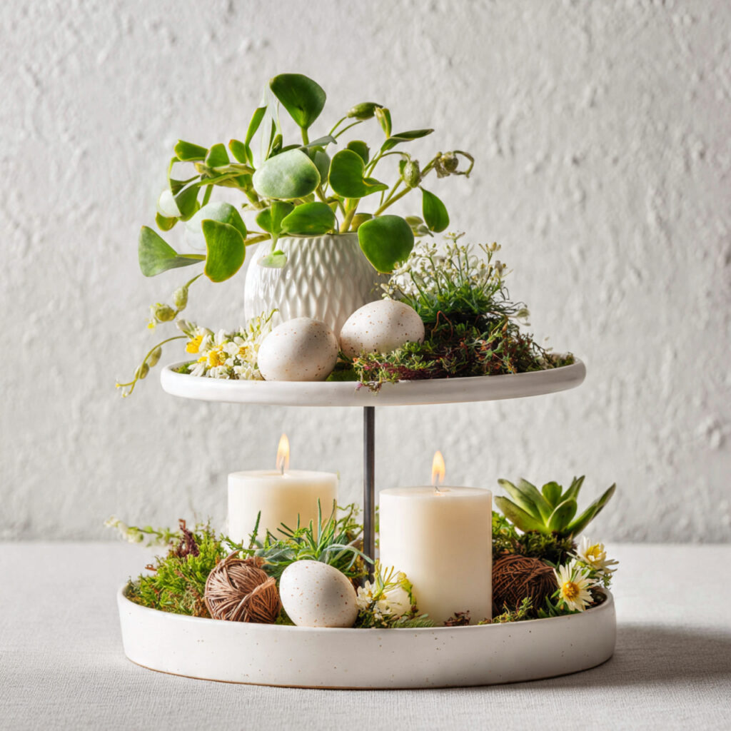 Tiered Tray Spring Display