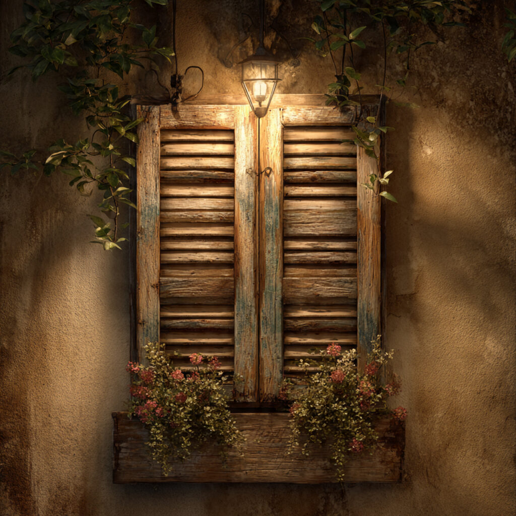Distressed Shutter Wall Art