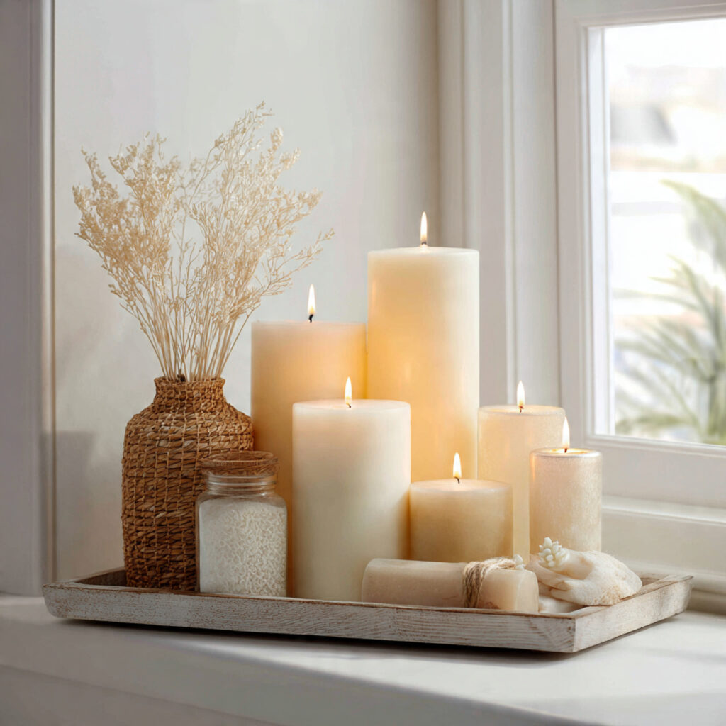 Pillar Candles in Varying Heights