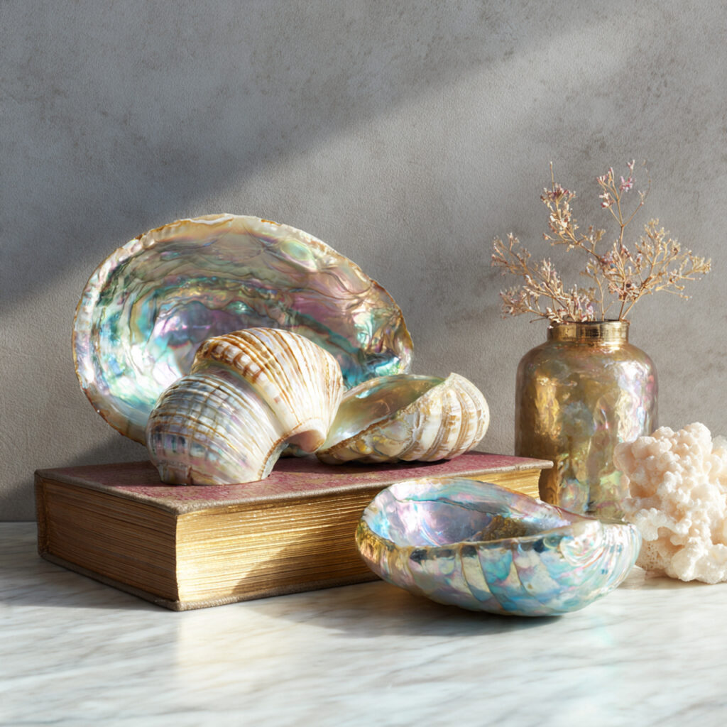 Abalone and Pearl Shell Accents